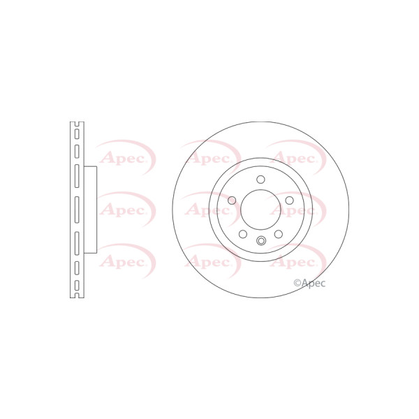 APEC BRAKE DISC (FRONT) (SINGLE) image