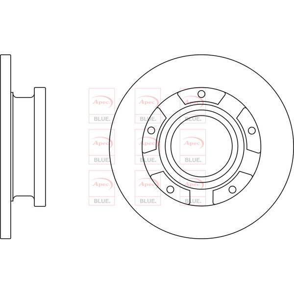 BRAKE DISC (REAR) (SINGLE) image