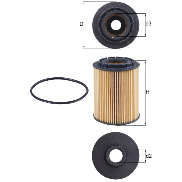 OIL FILTER - ELEMENT image