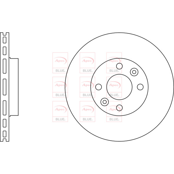 BRAKE DISC (FRONT) (SINGLE) image