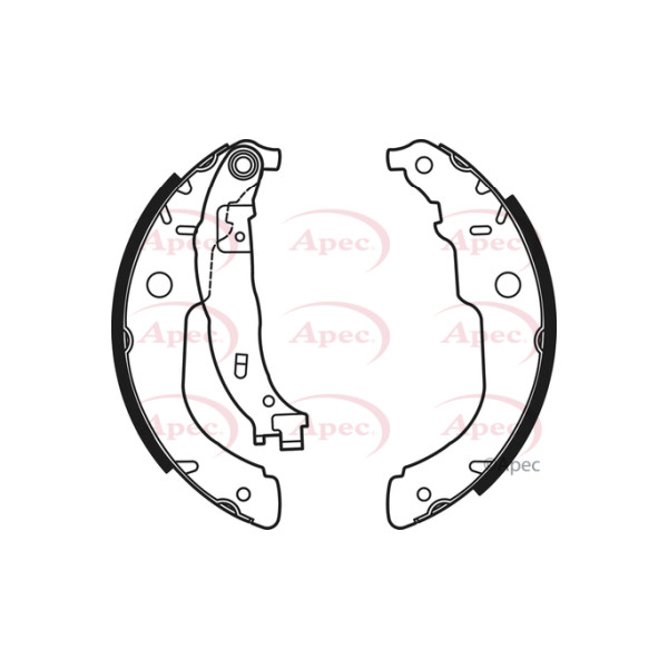 APEC BRAKE SHOES REAR image