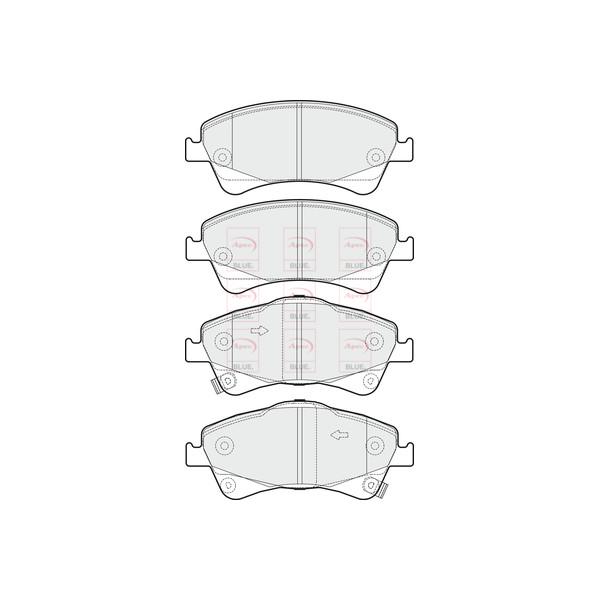 BRAKE PADS (FRONT) (R90) image