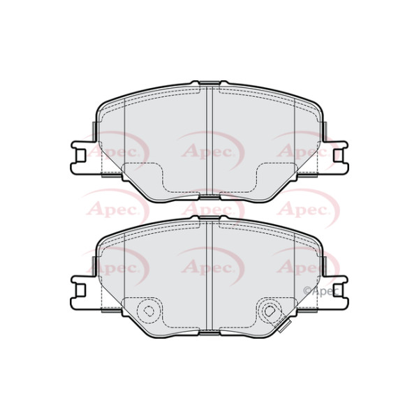 APEC BRAKE PADS (FRONT) (R90) image
