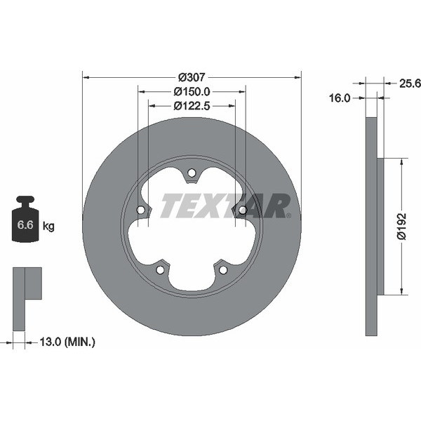 TEXTAR LCV DISCS image
