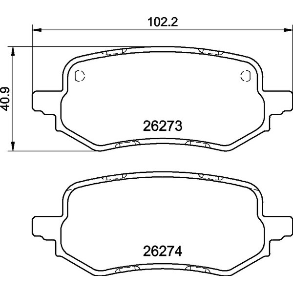 TEXTAR PC BRAKE PADS image