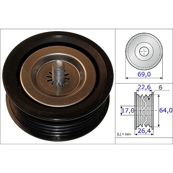 ABDS DEFLECTION PULLEY image