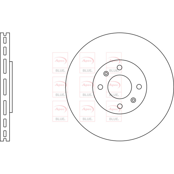 BRAKE DISC (FRONT) (SINGLE) image