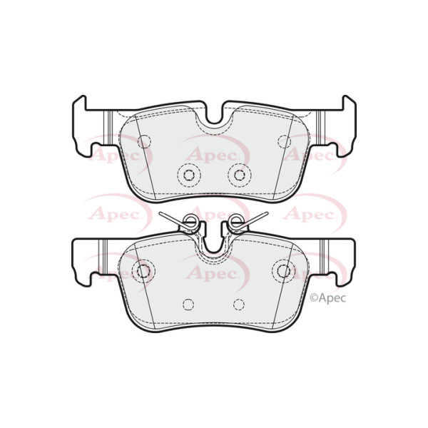 APEC BRAKE PADS (REAR) (R90) image
