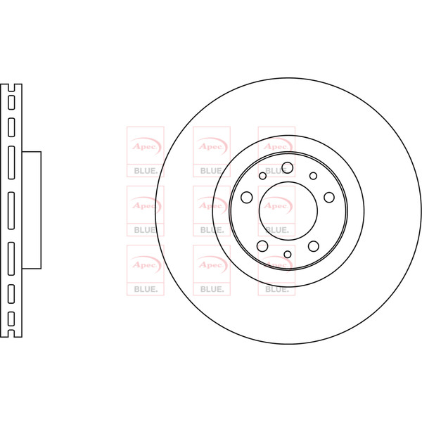 BRAKE DISC (FRONT) (SINGLE) image
