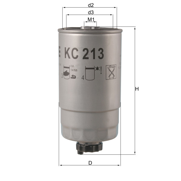 FUEL FILTER - SPIN ON image