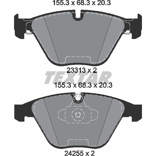 TEXTAR PC BRAKE PADS image