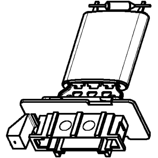 A/C BLOWER REGULATOR AND RESISTOR image
