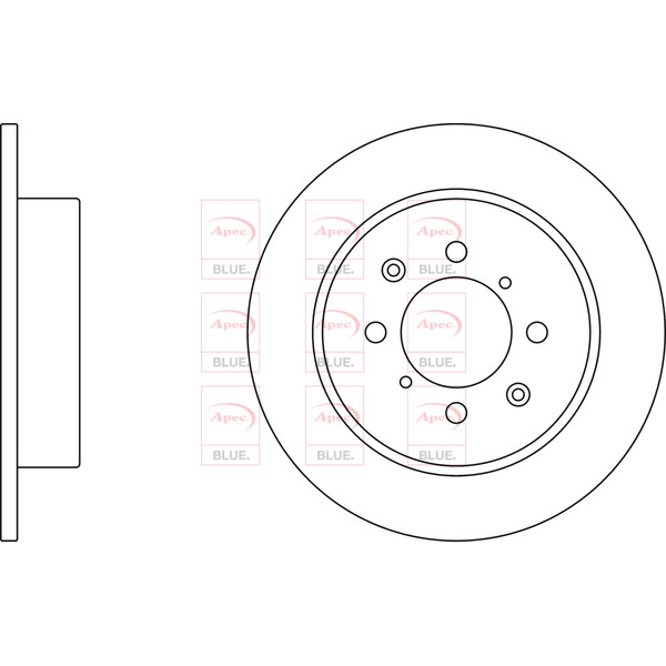 BRAKE DISC (REAR) (SINGLE) image