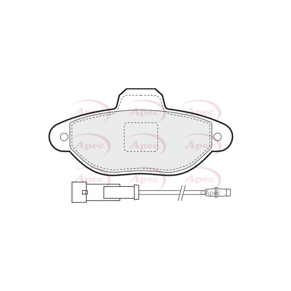 APEC BRAKE PADS (FRONT) (R90) image
