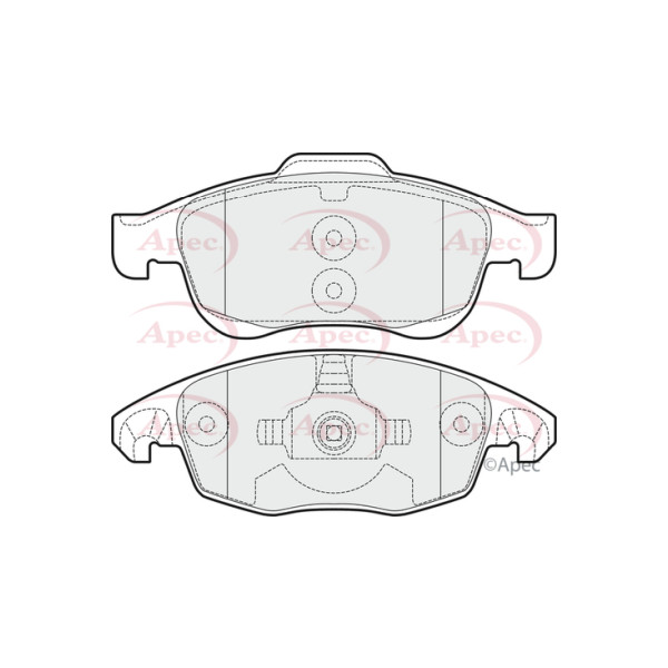 APEC BRAKE PADS (FRONT) (R90) image