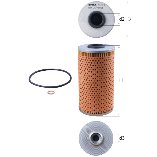 OIL FILTER - ELEMENT image