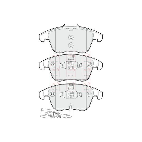 BRAKE PADS (FRONT) (R90) image