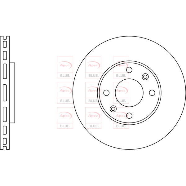 BRAKE DISC (FRONT) (SINGLE) image