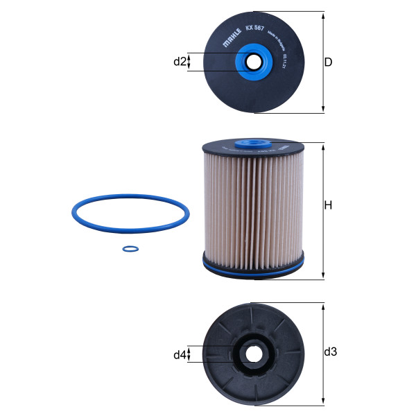 FUEL FILTER - ELEMENT image