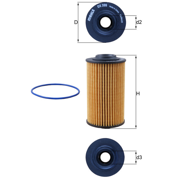 OIL FILTER - ELEMENT image