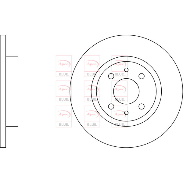 BRAKE DISC (FRONT) (SINGLE) image