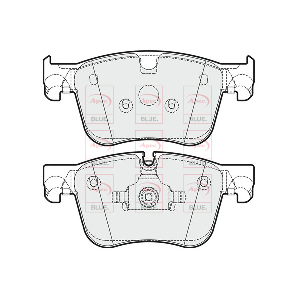 BRAKE PADS (FRONT) (R90) image