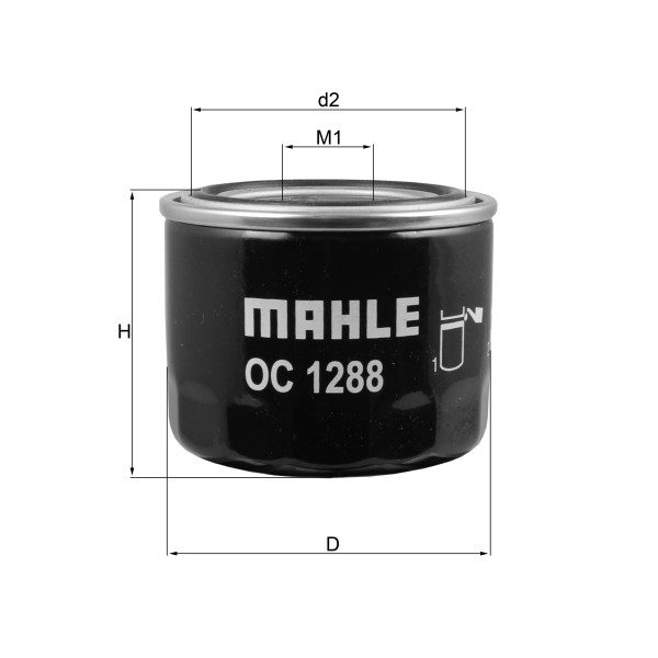 OIL FILTER - SPIN ON image