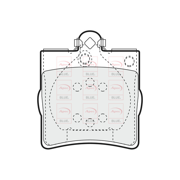 BRAKE PADS (REAR) (R90) image