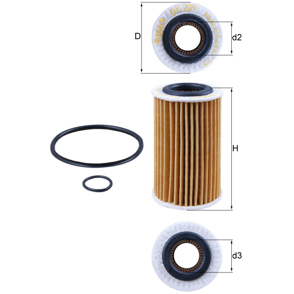 OIL FILTER - ELEMENT image