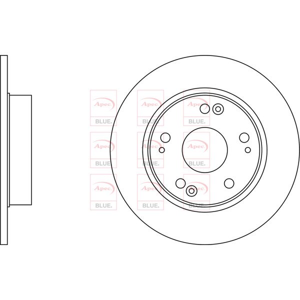 BRAKE DISC (REAR) (SINGLE) image