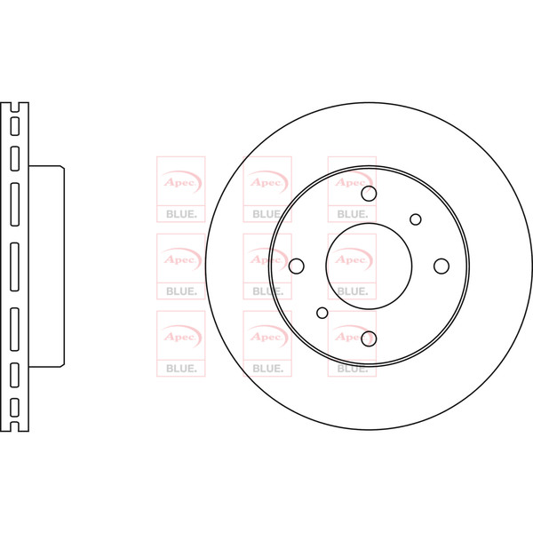 BRAKE DISC (FRONT) (SINGLE) image