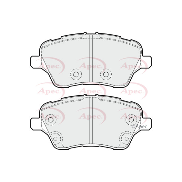 APEC BRAKE PADS (FRONT) (R90) image