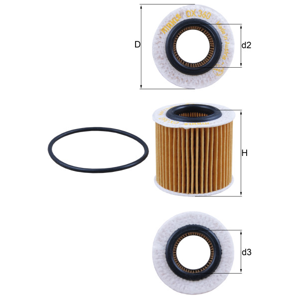 OIL FILTER - ELEMENT image
