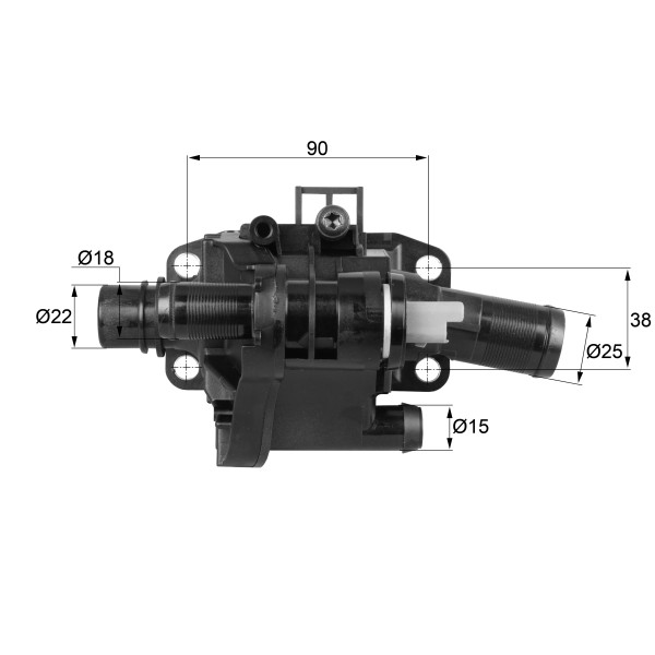 THERMOSTAT HOUSING image