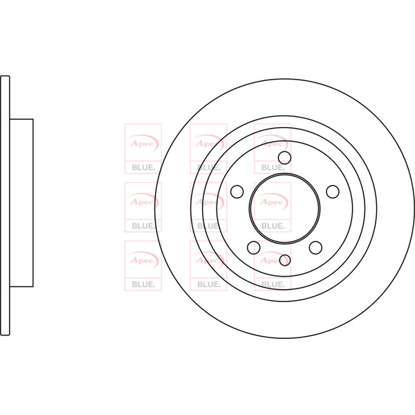 BRAKE DISC (REAR) (SINGLE) image