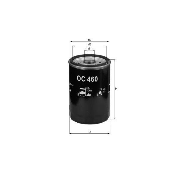 OIL FILTER - SPIN ON image
