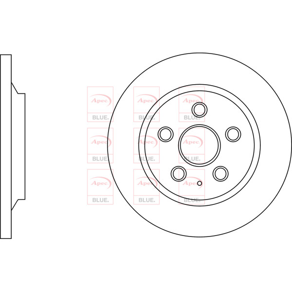 BRAKE DISC (REAR) (SINGLE) image
