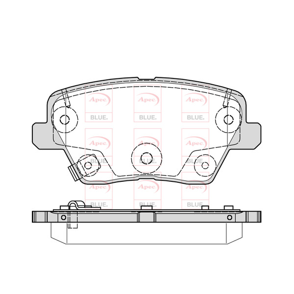 BRAKE PADS (REAR) (R90) image