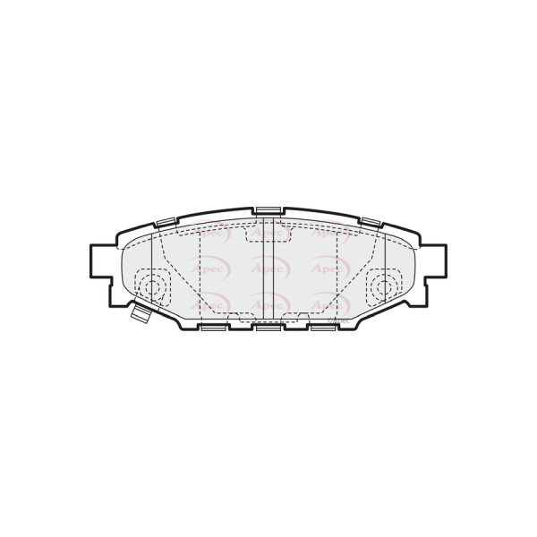 APEC BRAKE PADS (REAR) (R90) image