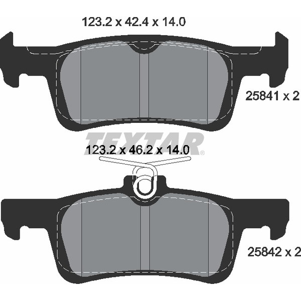 TEXTAR PC BRAKE PADS image