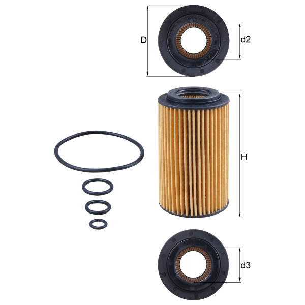 OIL FILTER - ELEMENT image