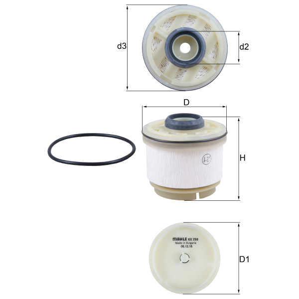 FUEL FILTER - ELEMENT image