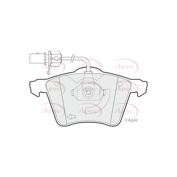 APEC BRAKE PADS (FRONT) (R90) image