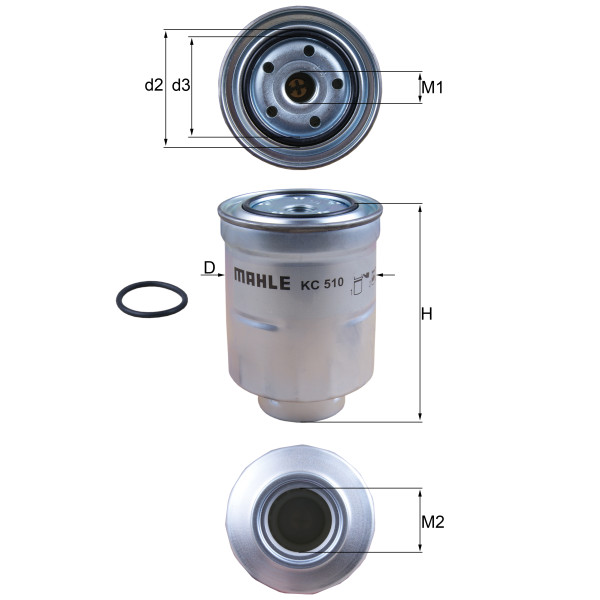FUEL FILTER - SPIN ON image