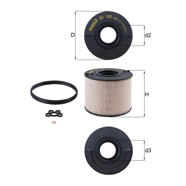 FUEL FILTER - ELEMENT image