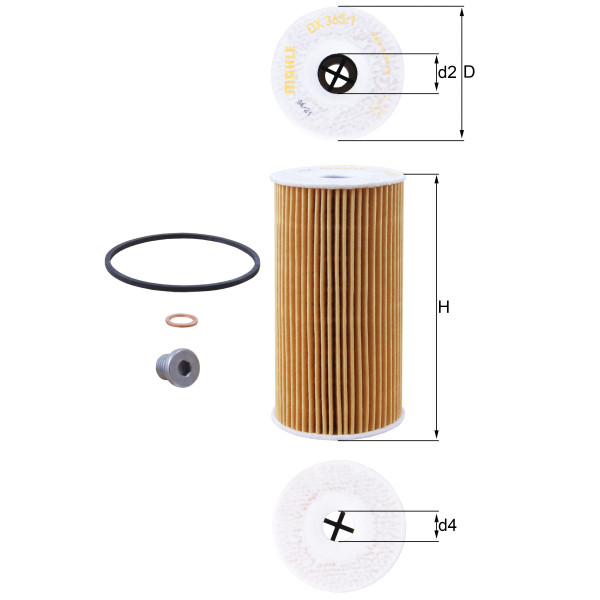 OIL FILTER - ELEMENT image