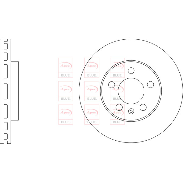 BRAKE DISC (FRONT) (SINGLE) image