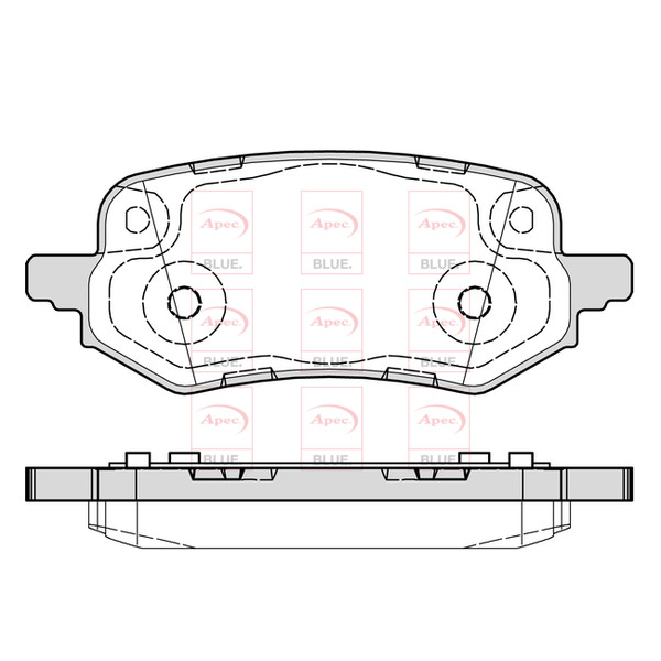 BRAKE PADS (REAR) (R90) image