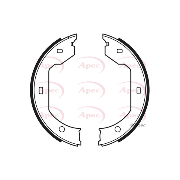 APEC BRAKE SHOES REAR image