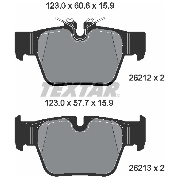 TEXTAR PC BRAKE PADS image